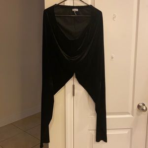 Black Velvet Leggings